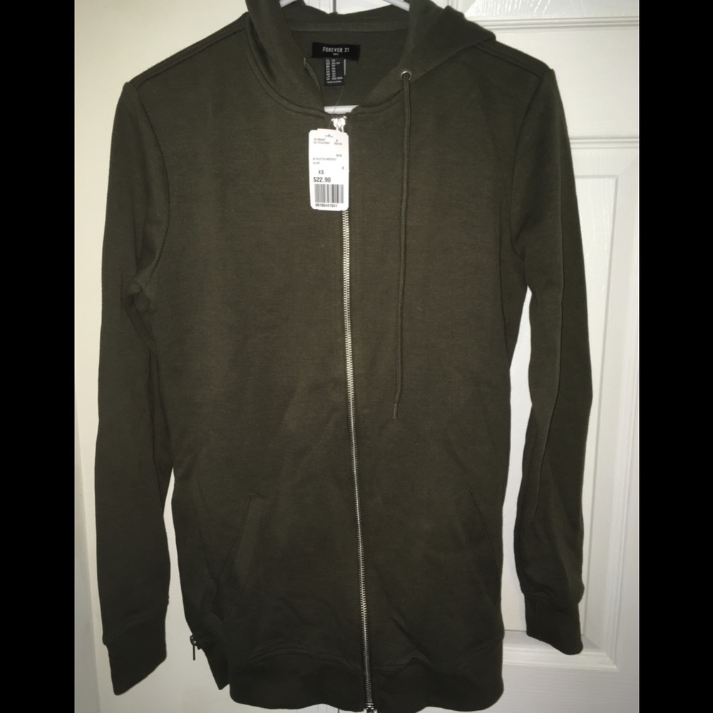 Forever 21 side zip hoodie